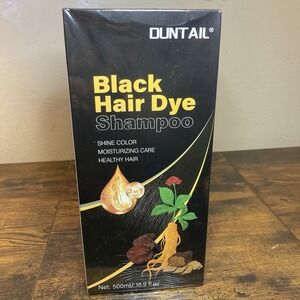 3 in 1 Black Hair Dye Shampoo 500 ml Hair Color Shampoo Grey Coverage